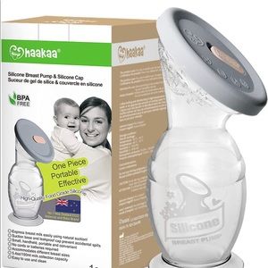 🍼 Haakaa | Silicone Breast Pump & Silicone Cap 5oz/150ml